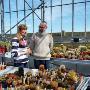 Carole Baxter from The Beechgrove Garden with Paul